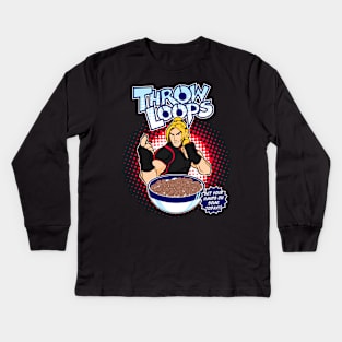 Throw Loops Cereal - Ken Kids Long Sleeve T-Shirt